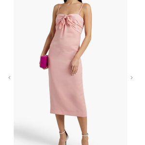 NWT Rachel Zoe Marla knotted crepe midi dress